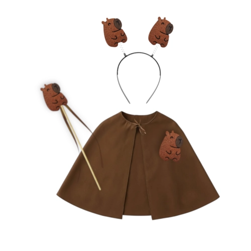 ZESTAW KAPIBARA BRĄZOWY M/L 4el