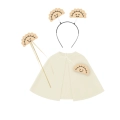 ZESTAW PIEROŻEK BEŻOWY M/L 4el