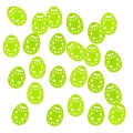ZESTAW FRONTÓW PISANKI FILCOWY JASNOZIELONY 6cm 24szt