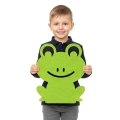 ZESTAW MAXI FRONTÓW ŻABKA FILCOWY ZIELONY 43x36cm 6szt