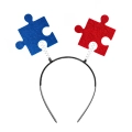 ZESTAW PUZZELKI CZERWONO-NIEBIESKI 98-110 3el