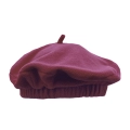 ZESTAW BERET BORDOWY 116-128 3el