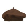 ZESTAW BERET BRĄZOWY 98-110 3el