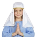 STRÓJ SUKIENKA MARYJA PONGEE BŁĘKITNY 98-110 3el