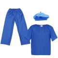 ZESTAW BERET NIEBIESKI 98-110 3el