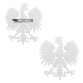 PRZYPINKA GODŁO POLSKI ORZEŁ FILCOWA BIAŁA 4,5x4cm