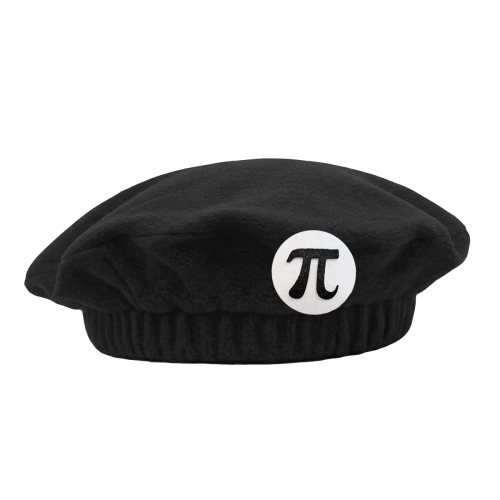BERET LICZBA PI POLAR CZARNY