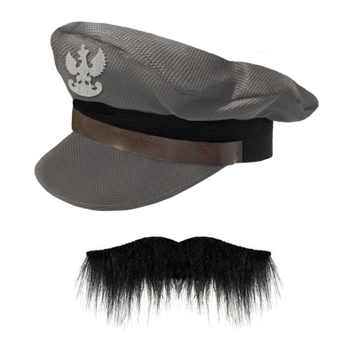 ZESTAW PIŁSUDSKI SZARO-CZARNY 2el