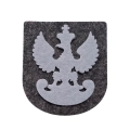 PRZYPINKA HERB ORZEŁ LEGIONOWY SZARY 5,5x5cm