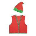 ZESTAW ELF CZERWONY 116-128 2el