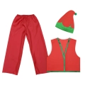 ZESTAW ELF CZERWONY 116-128 3el