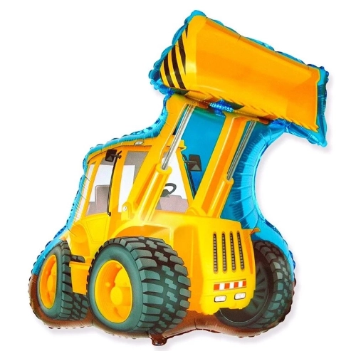 BALON FLEXMETAL KOPARKA ŻÓŁTY 32'' 81cm