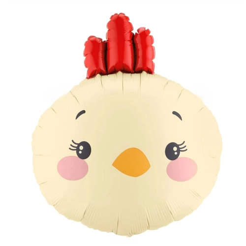 BALON PARTY DECO KURCZAK BEŻOWY 28" 73cm