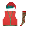 ZESTAW ELF CZERWONY 98-110 3el