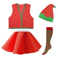 ZESTAW ELF CZERWONY 98-110 4el