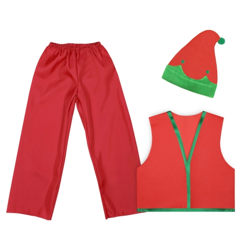 ZESTAW ELF CZERWONY 146-158 3el