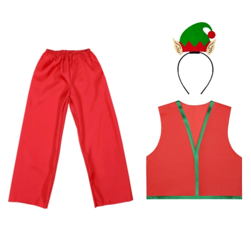 ZESTAW ELF CZERWONY 146-158 4el