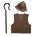 ZESTAW PASTUSZEK BRĄZOWY 98-110 3el