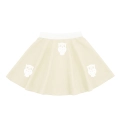 SPÓDNICZKA SOWA FRONT PONGEE BIAŁO-ECRU XL