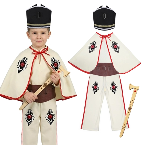 ZESTAW GÓRAL ECRU 116-128 5el