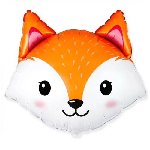BALON FLEXMETAL LISEK POMARAŃCZOWY 25'' 63cm