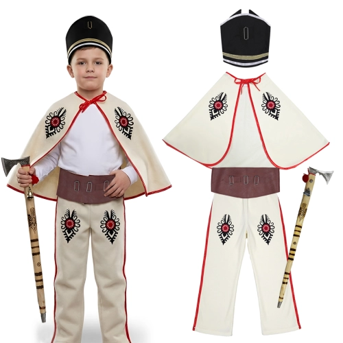 ZESTAW GÓRAL ECRU 134-140 5el