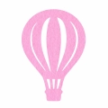 ZESTAW MAXI FRONTÓW BALON KOSZOWY FILCOWY RÓŻOWY 51x35cm 63szt