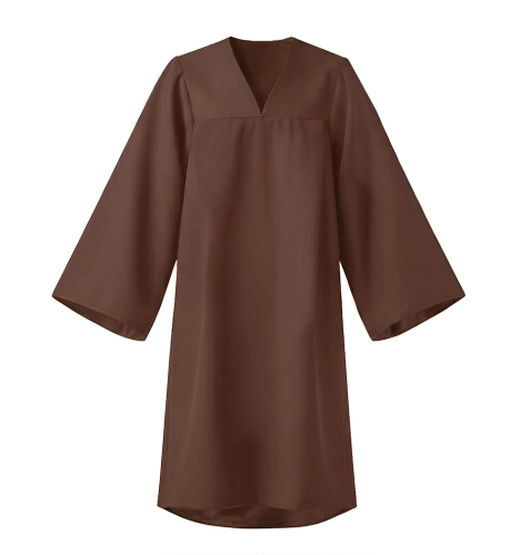 TOGA ABSOLWENTA PONGEE BRĄZOWA 134-140