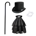 ZESTAW DRACULA CZARNY 4el