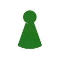 FRONT PIONEK DO GRY FILCOWY ZIELONY 3,5x6cm