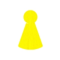 FRONT PIONEK DO GRY FILCOWY ŻÓŁTY 3,5x6cm