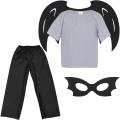 ZESTAW BATMAN SZARO-CZARNY 146-158 4el