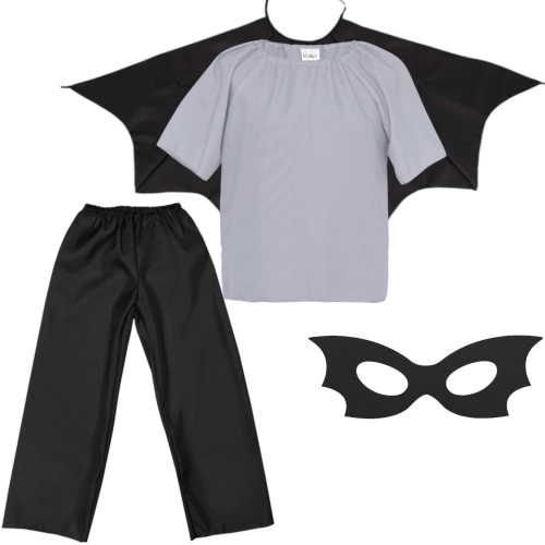 ZESTAW BATMAN SZARO-CZARNY 146-158 4el