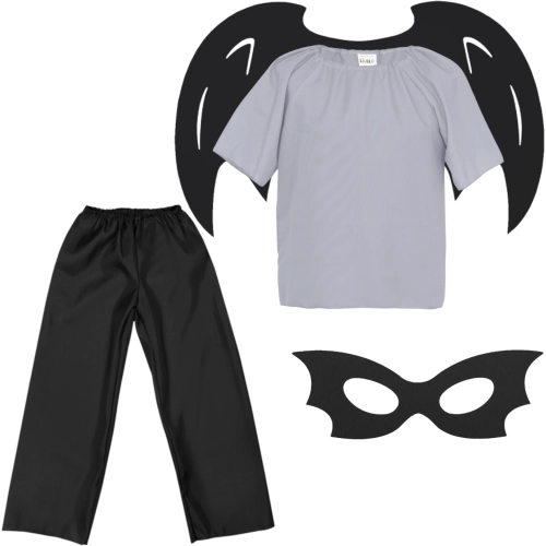 ZESTAW BATMAN SZARO-CZARNY 98-110 4el