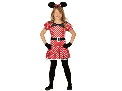 STRÓJ SUKIENKA MINNIE CZERWONA 110-115
