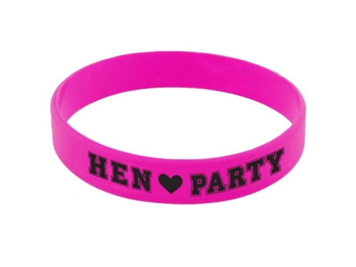 BRANSOLETKA HEN PARTY RÓŻ 6szt