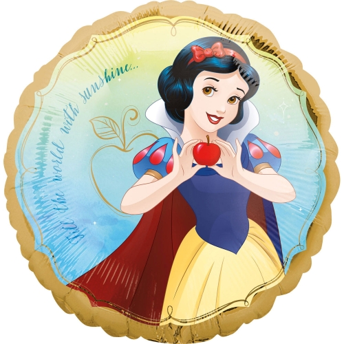 BALON OKRĄGŁY KRÓLEWNA ŚNIEŻKA 17'' 43cm