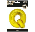 BALON LITERA Q ZŁOTY 34'' 86cm