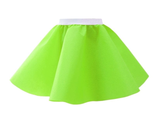 SPÓDNICZKA ROZKLOSZOWANA ZIELONA 35cm